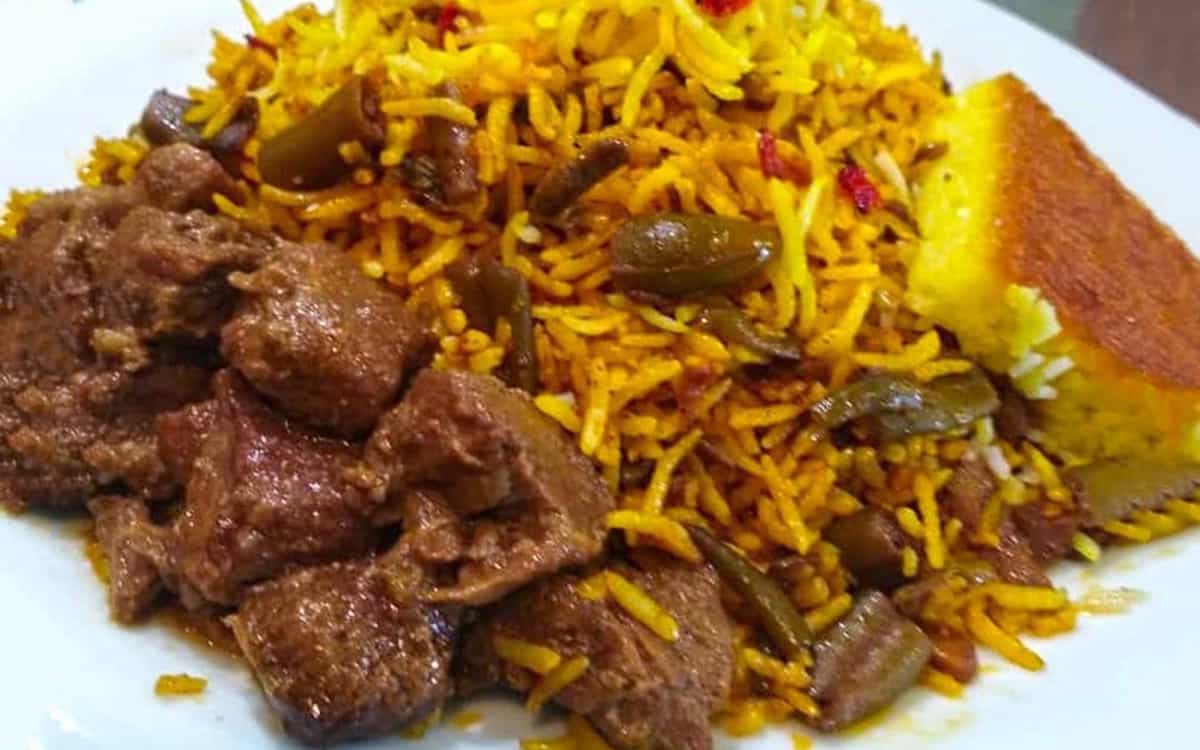 عکس استانبولی پلو با گوشت تکه ای