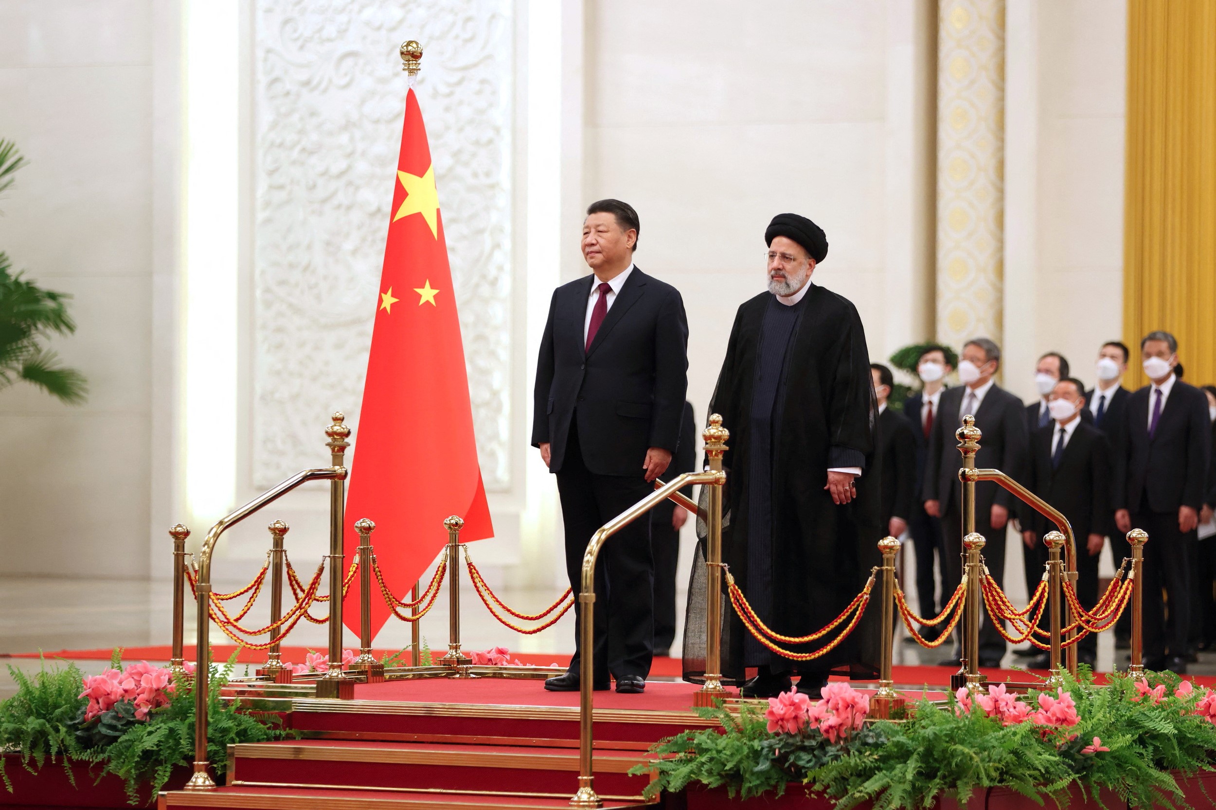 عکس استقبال رسمی رئیس جمهور چین از رئیسی