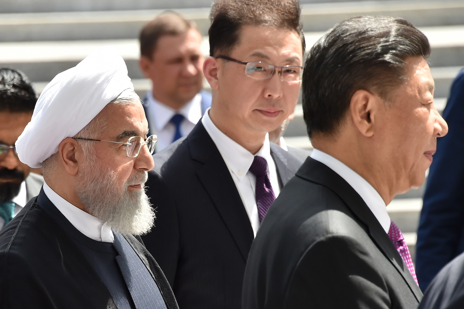 عکس حسن روحانی در کنار رئیس جمهور چین