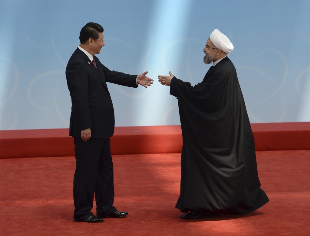 عکس روحانی و رئیس جمهور چین