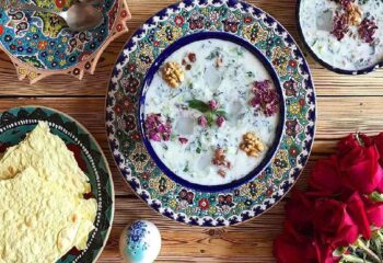 ماست دوغ خیار غذای محبوب ایرانی ها