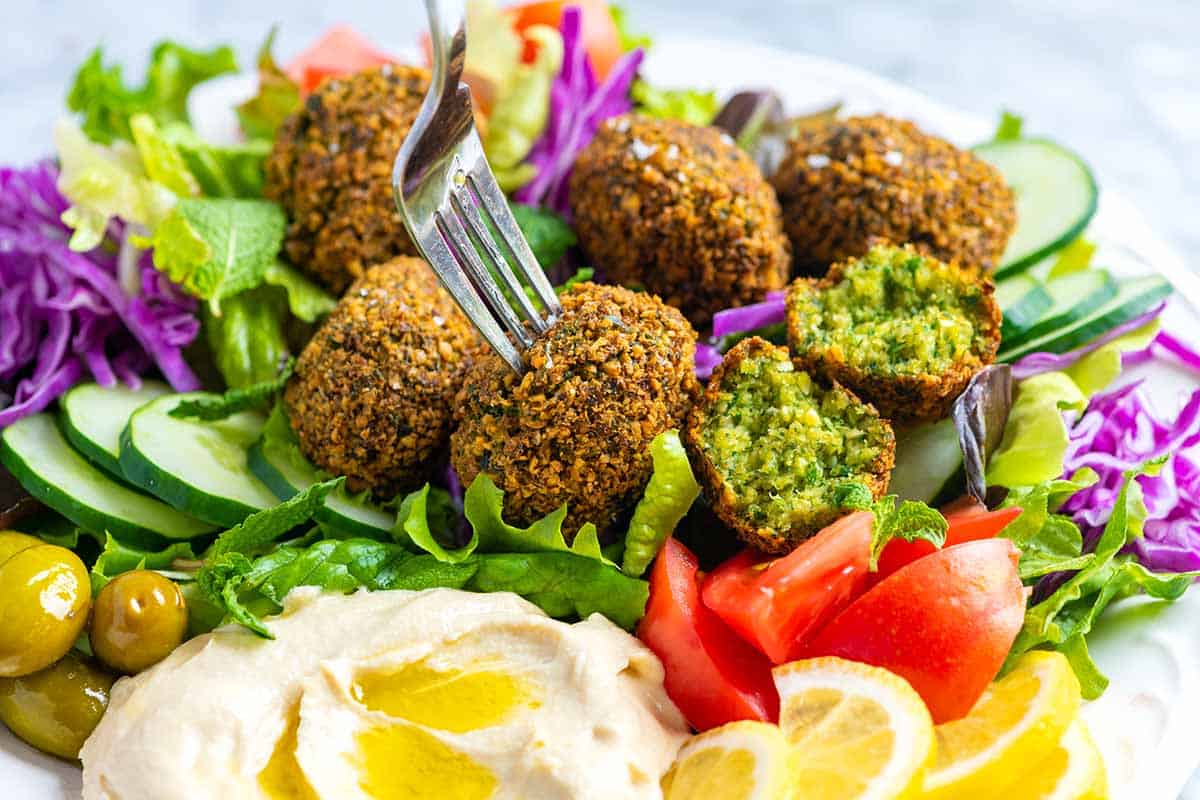 عکس فلافل - طرز تهیه فلافل خیابانی
