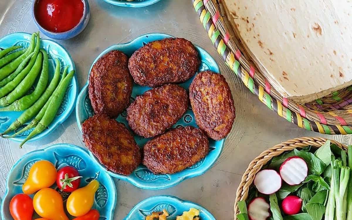 عکس تزئین جذاب کوکو سیب زمینی