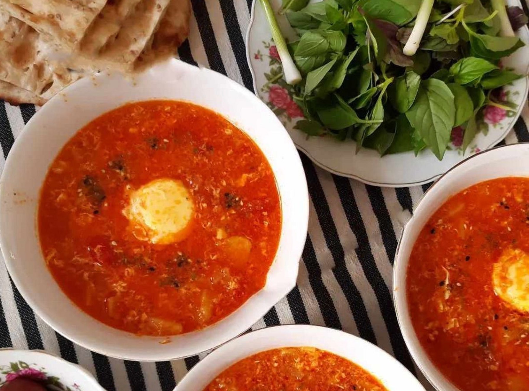 عکس طرز تهیه اشکنه مشهدی