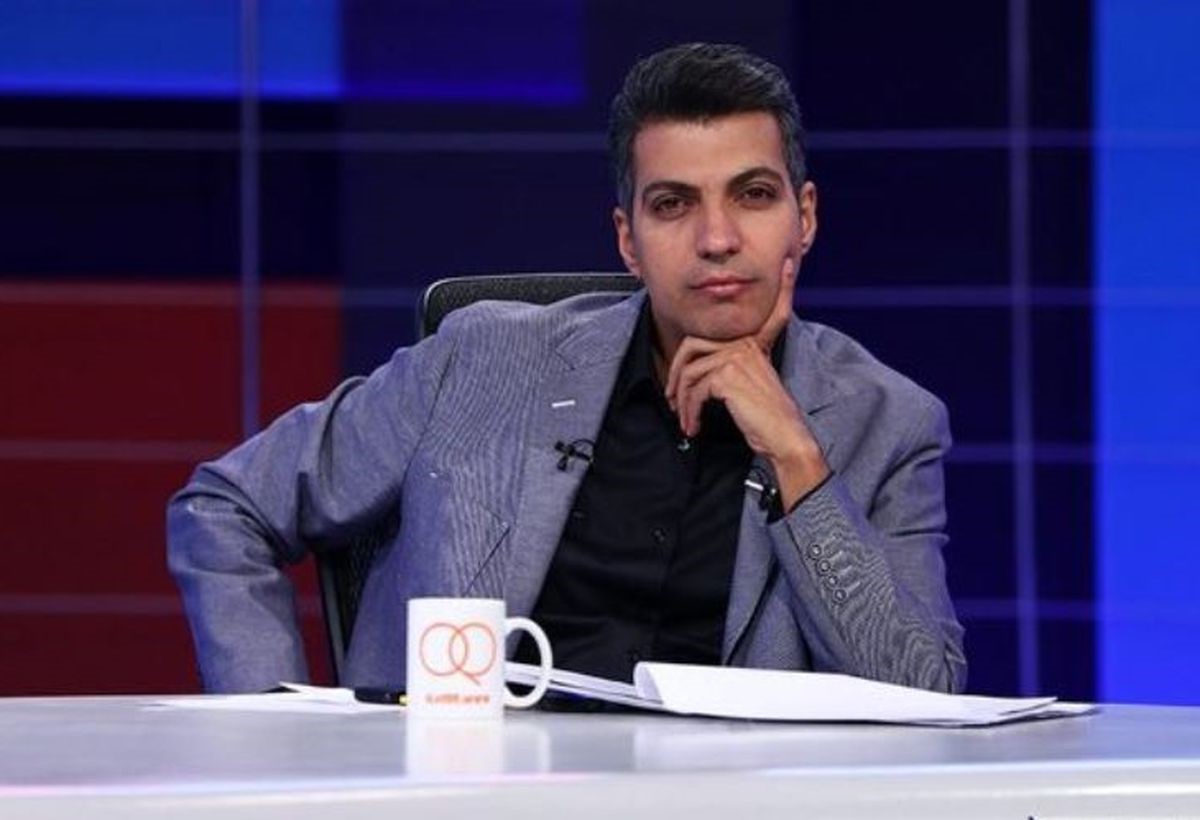 عکس عادل فردوسی پور در برنامه نود