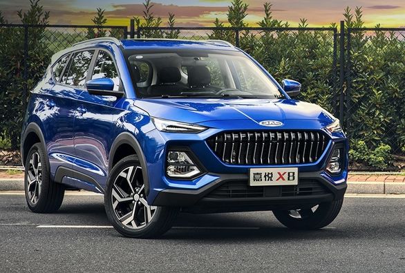 جک S8 آبی رنگ