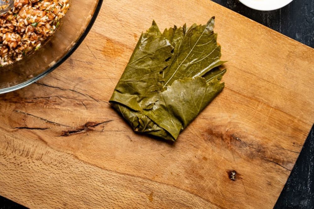 نحوه پیچیدن دلمه برگ مو