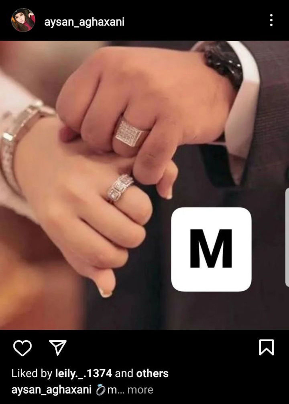 پیج اینستاگرام همسر محمدرضا گلزار