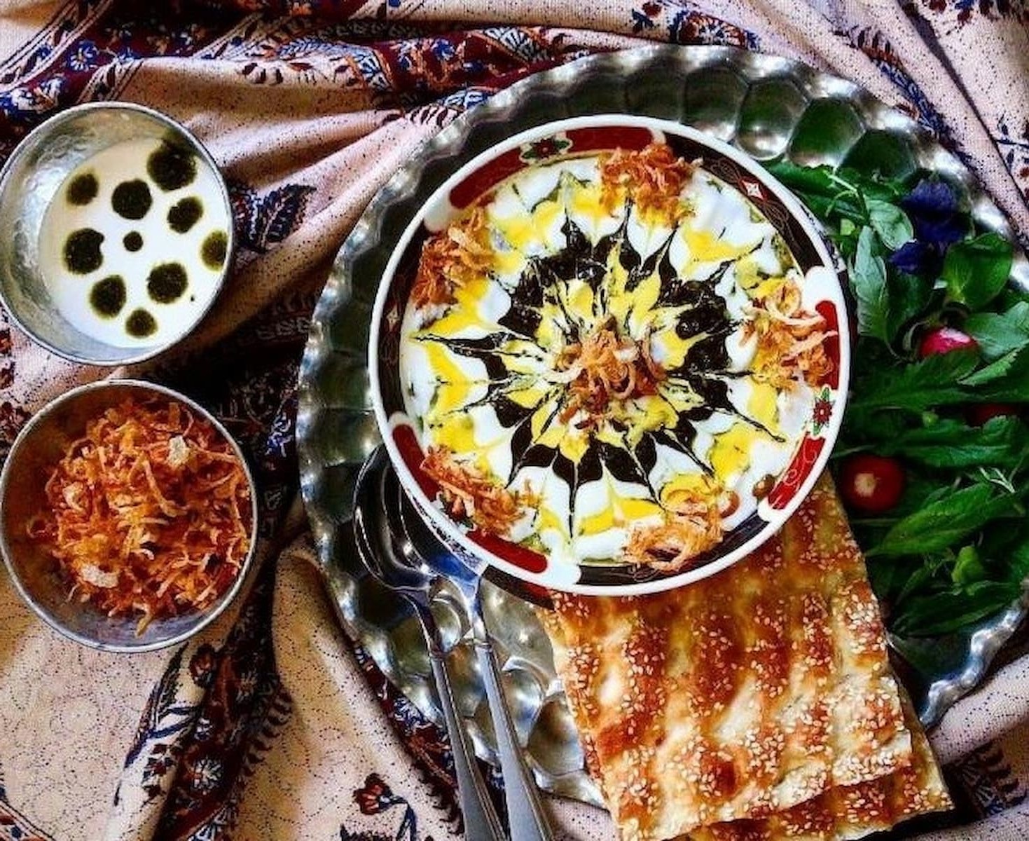 آش سبزی شیرازی