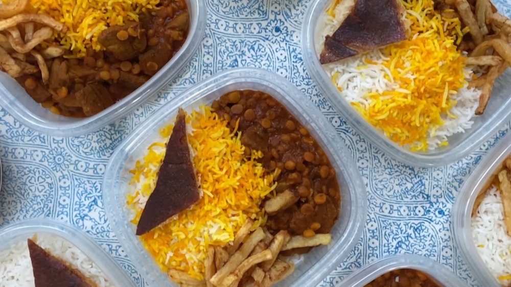 مواد لازم برای قیمه نذری