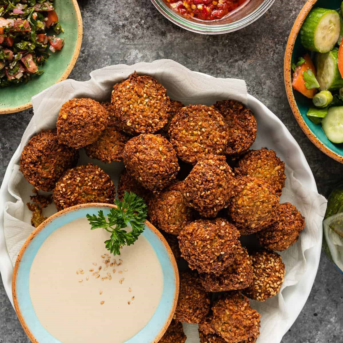 عکس فلافل خانگی