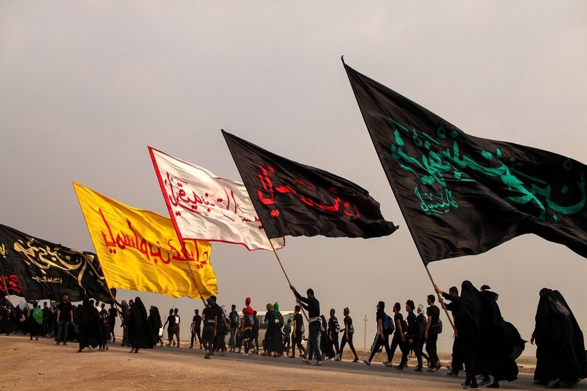 کاروان زائرین اربعین