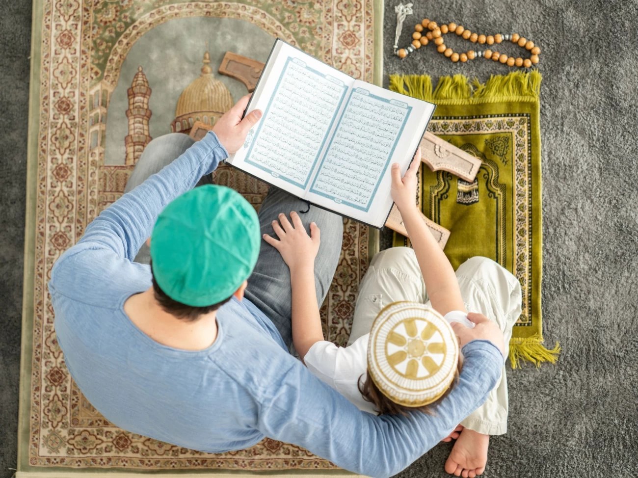 قرآن خواندن با فرزند