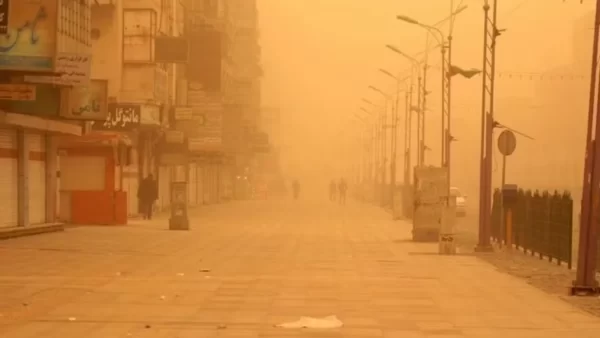 آلودگی هوا جنوب ایران