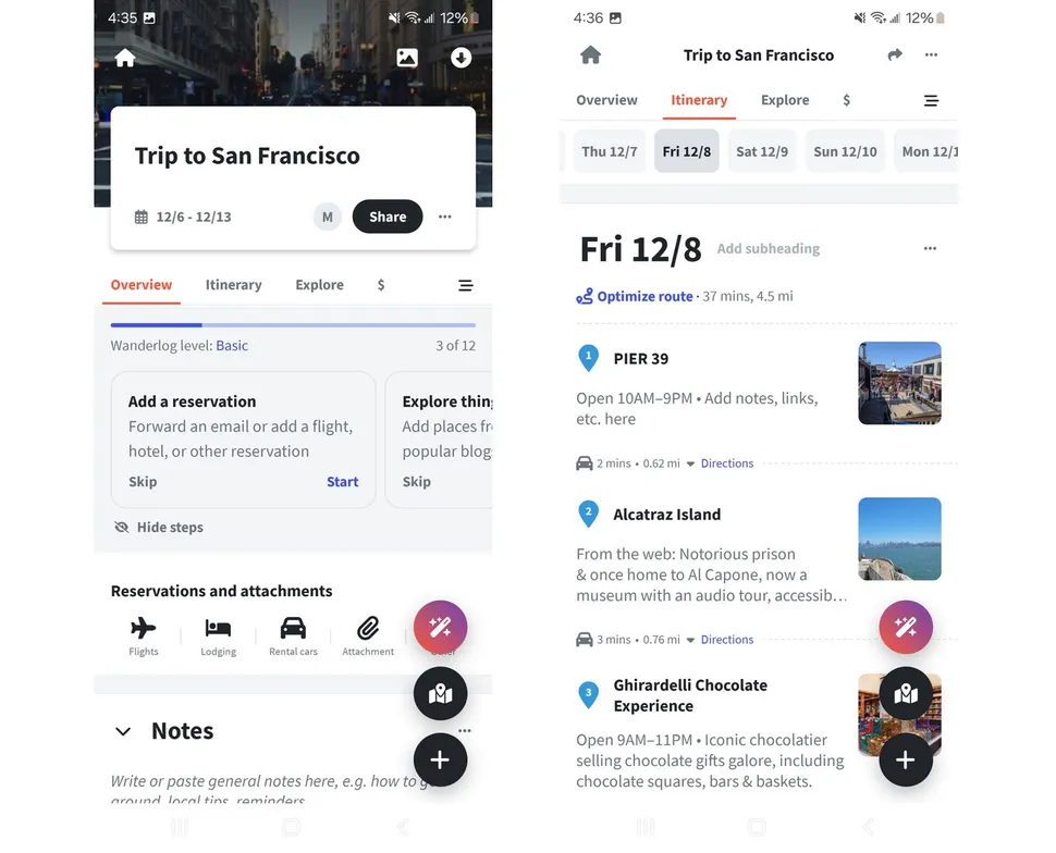 بهترین برای سفر WANDERLOG