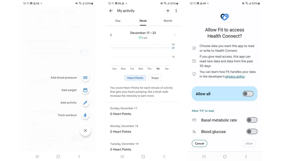 بهترین برنامه سلامتGOOGLE FIT