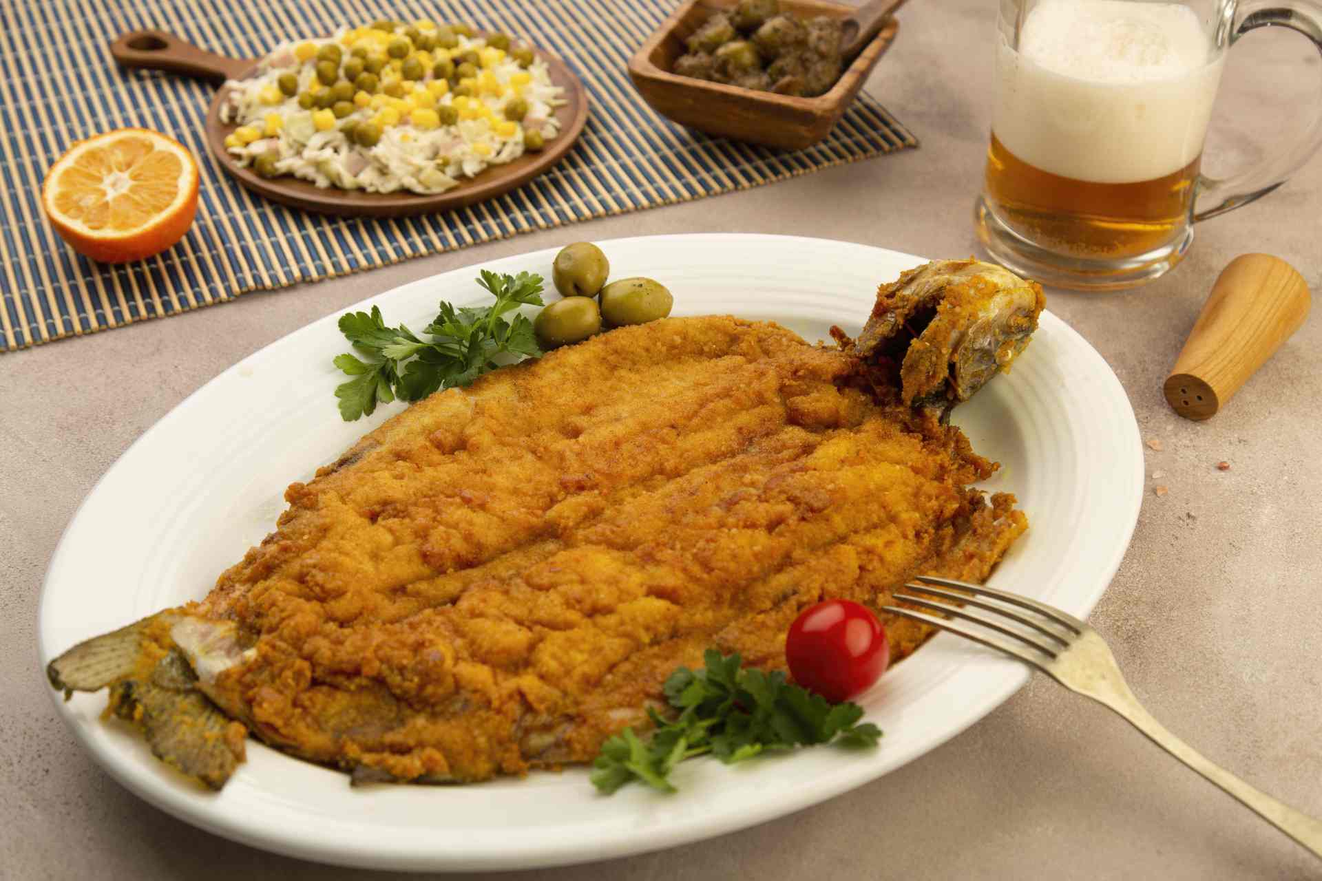 طرز تهیه ماهی سرخ شده