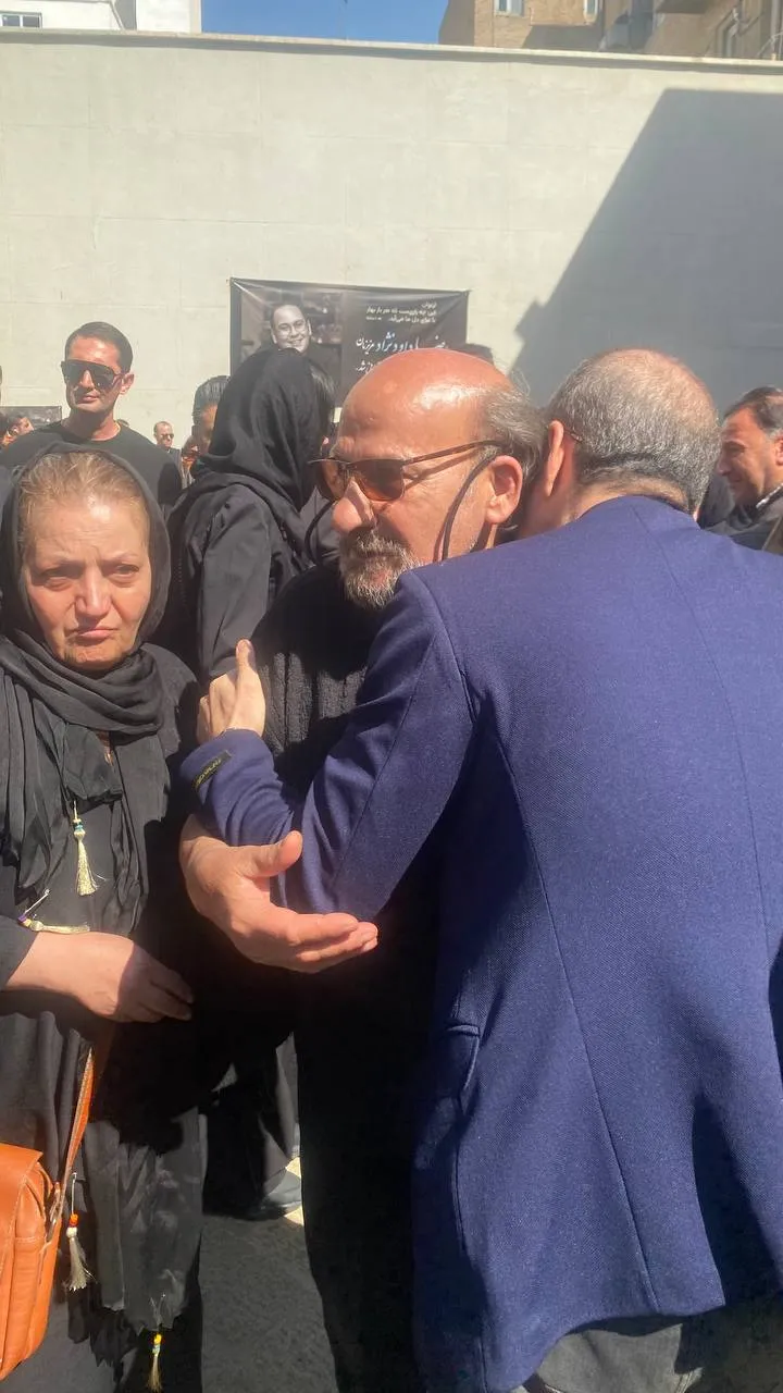خاکسپاری رضا داوود نژاد