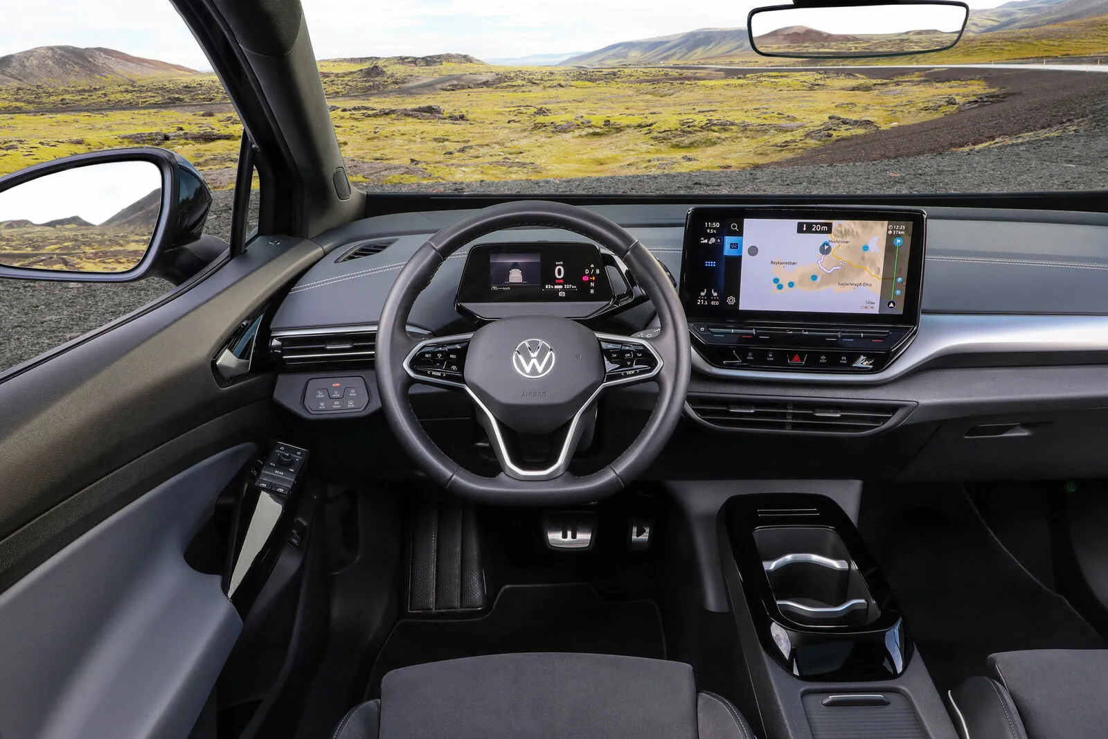 طراحی داخلی خودرو برقی فولکس واگن volkswagen) ID.4)
