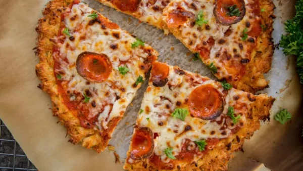 پیتزا رژ یمی بدون کربوهیدرات