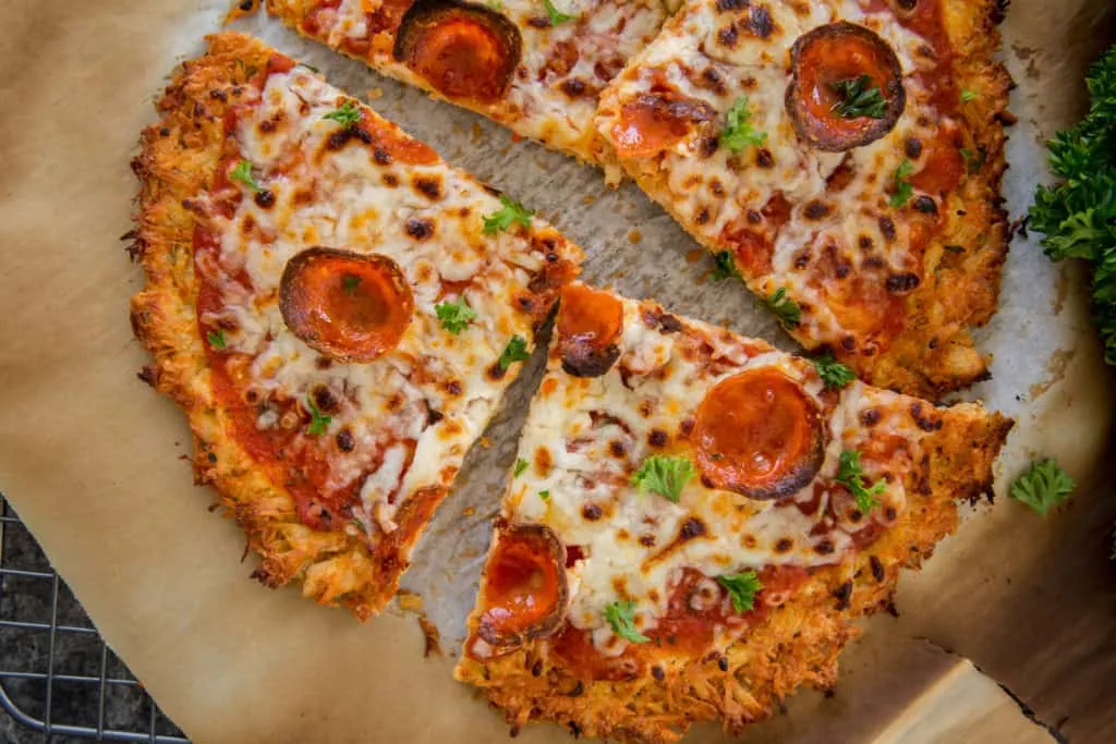پیتزا رژ یمی بدون کربوهیدرات