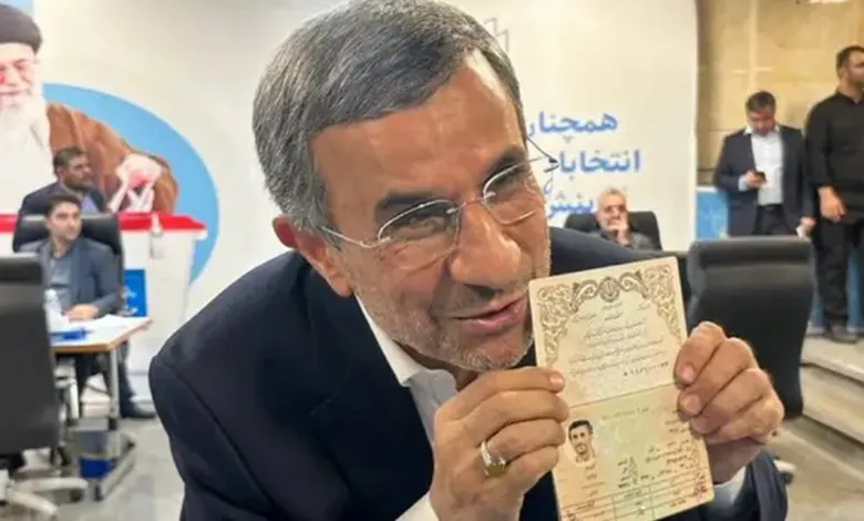 محمود احمدی نژاد در انتخابات