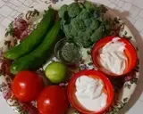 طرز تهیه سالاد مسلم- گوجه - خیار- کلم بروکلی- لیمو- سس سفید