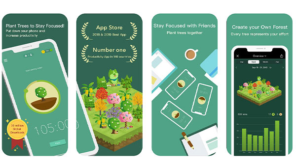 اپلیکیشن های برنامهریزی؛ Forest