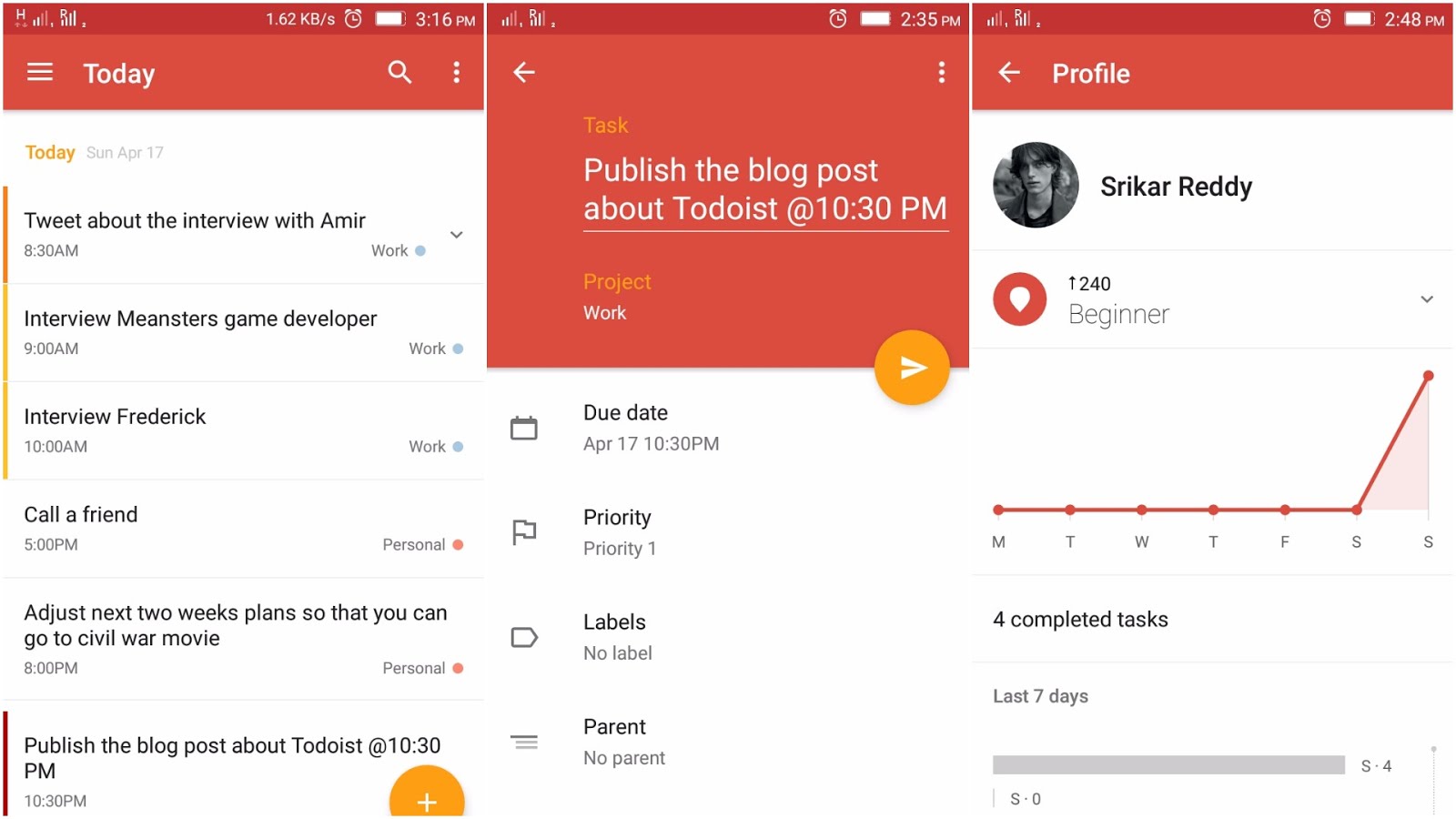 اپلیکیشن های برنامهریزی؛ Todoist
