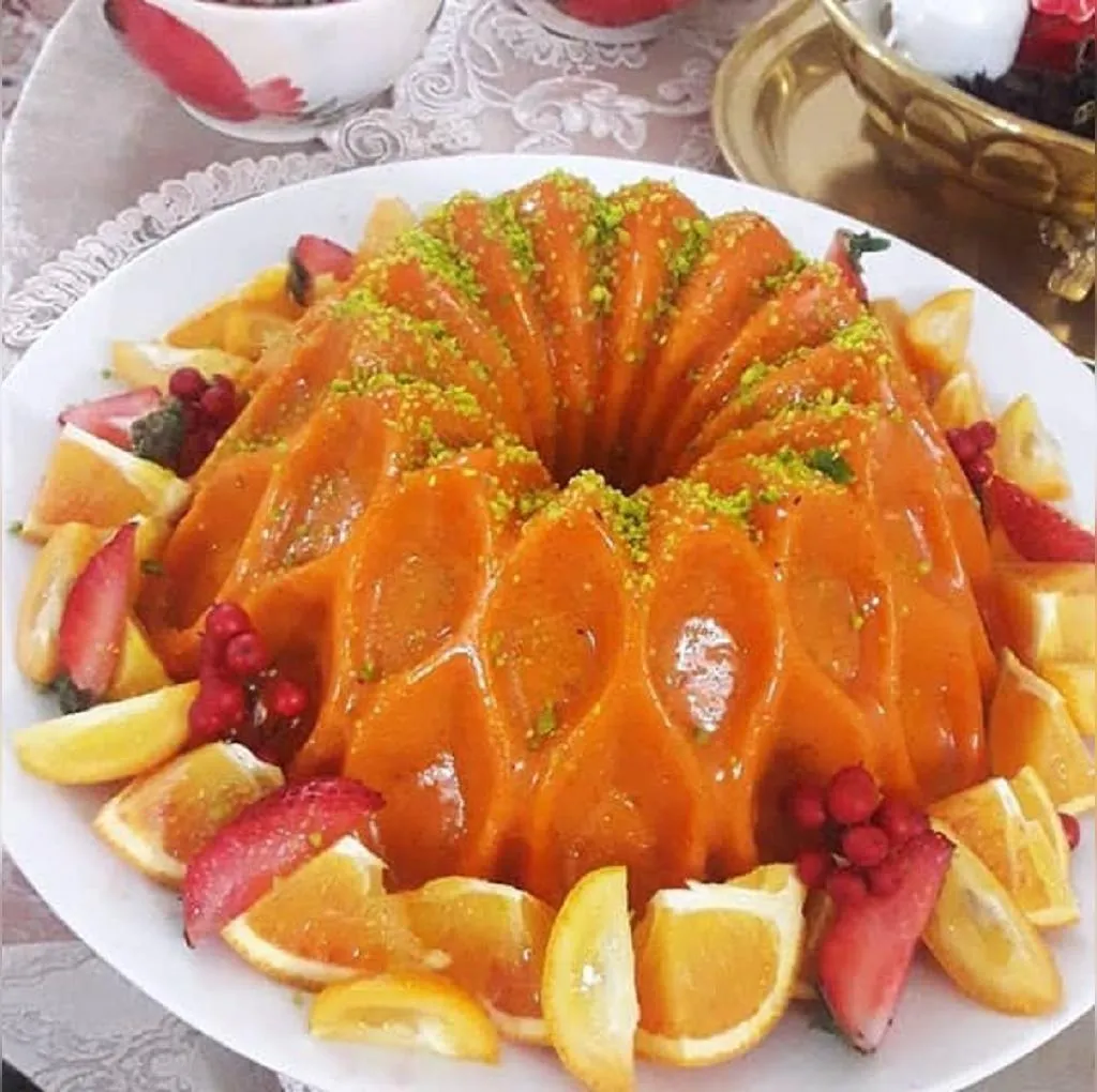 حلوای کدو تنبل برای شب یلدا 
