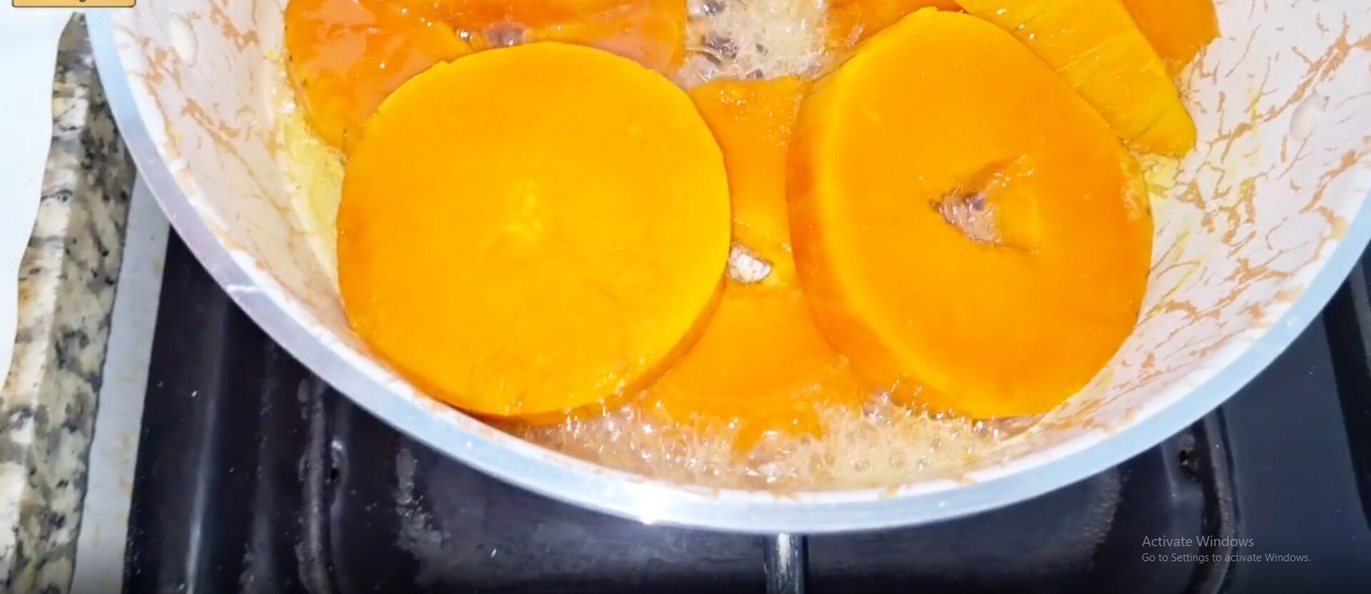 طرز تهیه کدو حلوایی مرحله آخر
