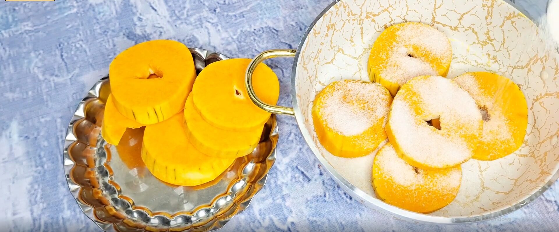 طرز تهیه کدو حلوایی مرحله چهارم