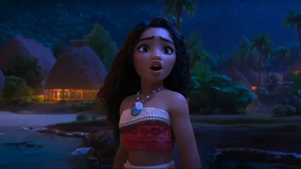 ویدیو جدید از آواز خواندن موانا در Moana 2