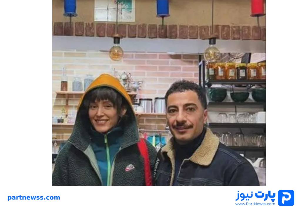فرشته حسینی و نوید محمدزاده با استایل زمستانی