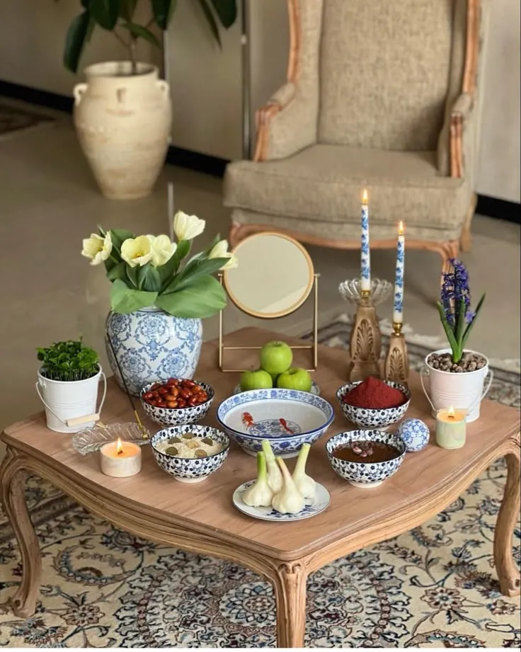 سفره هفت سین مدرن و مینیمال جدید امسال