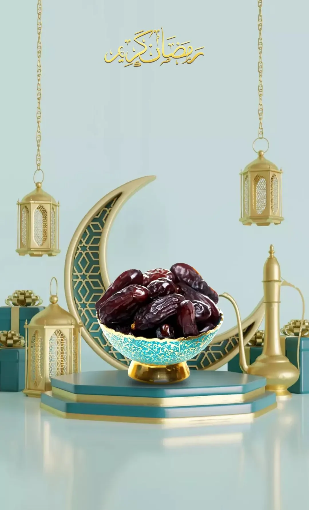 عکس نوشته مذهبی در مورد تبریک ماه رمضان
