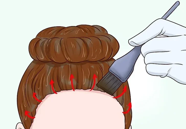 پوشاندن اطراف خط مو