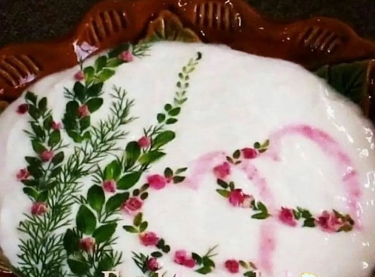 تزیین ماست و خیار مجلسی