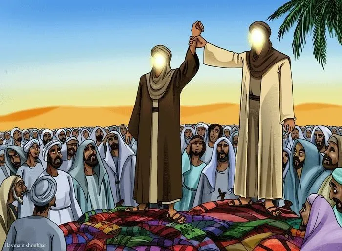 نقاشی عید غدیر خم برای بزرگسالان