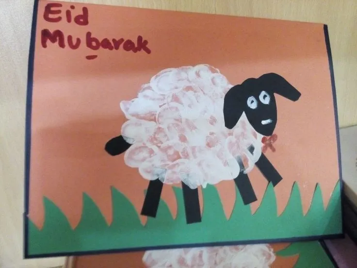 کاردستی کارت پستال برای عید قربان جدید