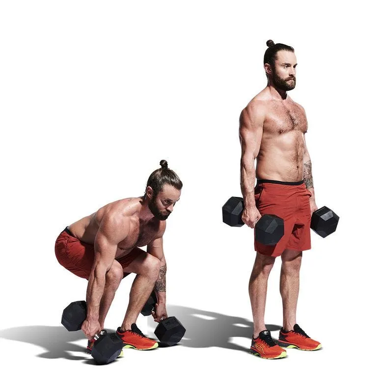 ددلیفت دمبل (Dumbbell Deadlift)