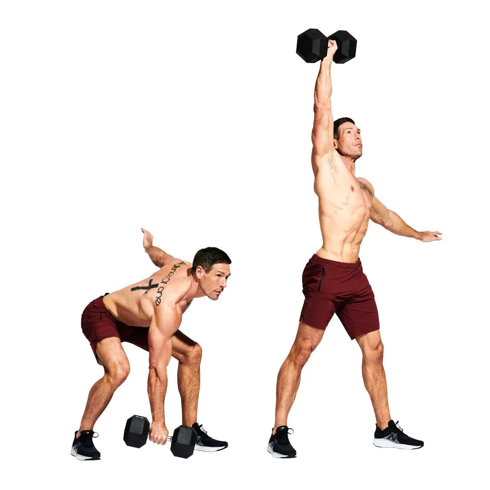 اسنچ دمبل (Dumbbell Snatch)