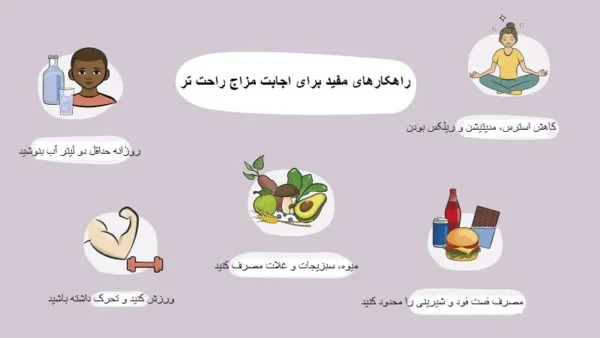 راه های دفع و اجابت مزاج راحت تر