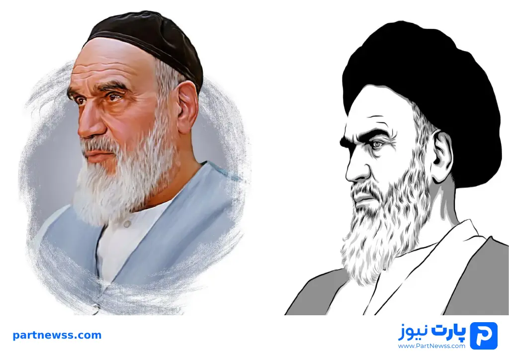 نقاشی با موضوع رحلت امام خمینی (ره)