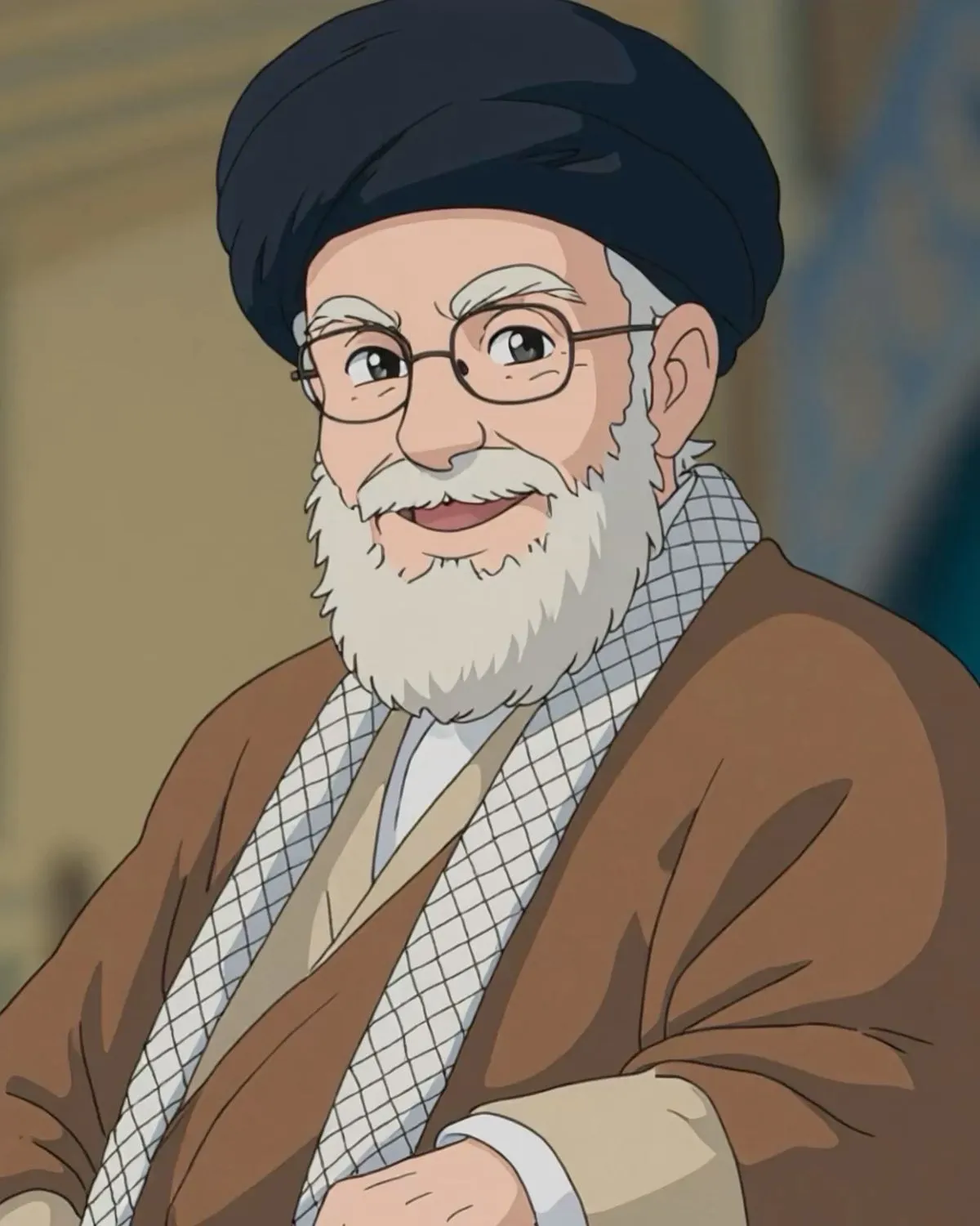 نقاشی با موضوع رحلت امام خمینی (ره)