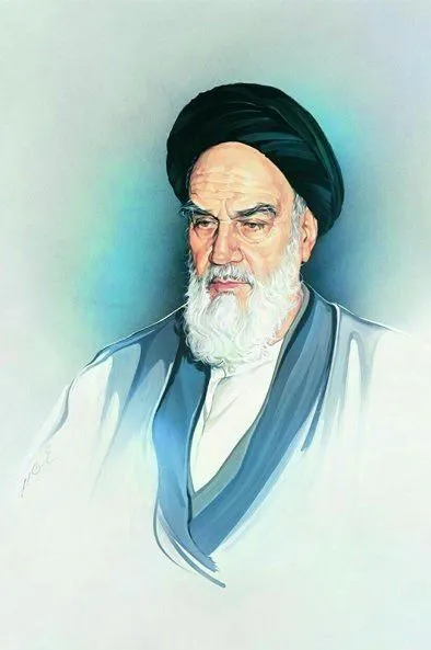 نقاشی رحلت امام خمینی آسان