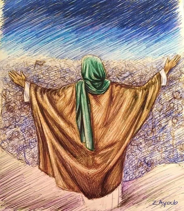 نقاشی عید غدیر برای کلاس دوم