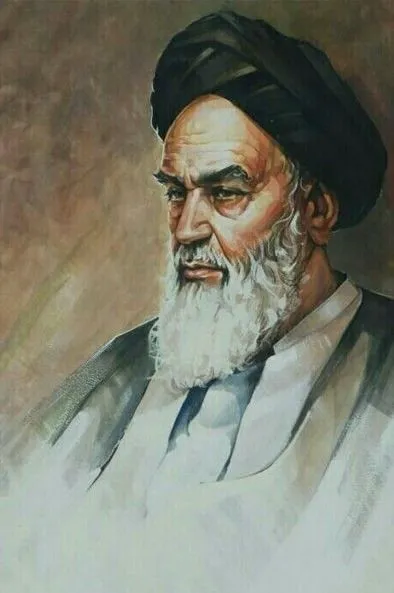نقاشی در مورد رحلت امام خمینی