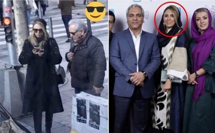 مهران مدیری و همسرش