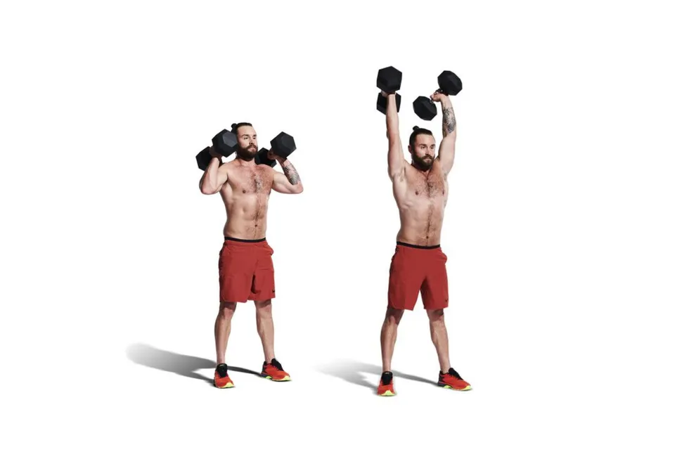 پرس سرشانه دمبل (Dumbbell Shoulder Press)